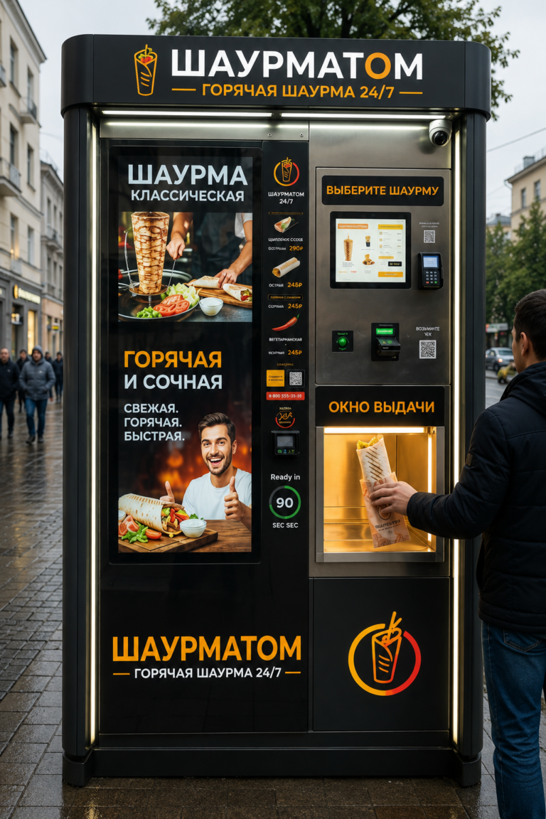Франшиза вендинга по продаже готовой горячей еды